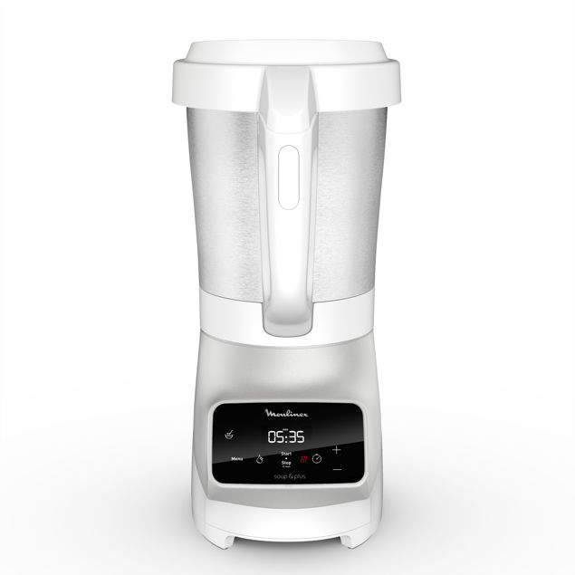 Image de Soup&plus gris 1100 W + panier vapeur inox